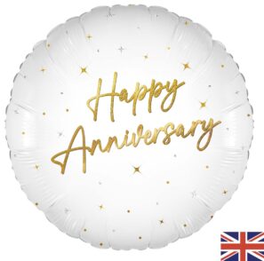 Gold Sparkle Anniversary Foil Balloon