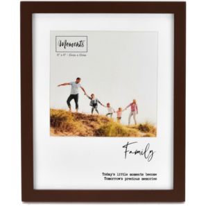 Family Moments Wooden Photo Frame with Mount