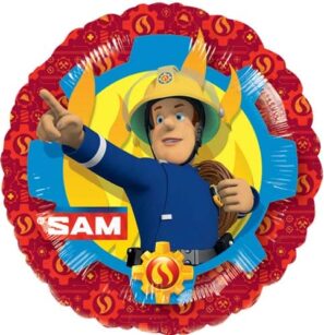 Fireman Sam Sam Round Foil Balloon