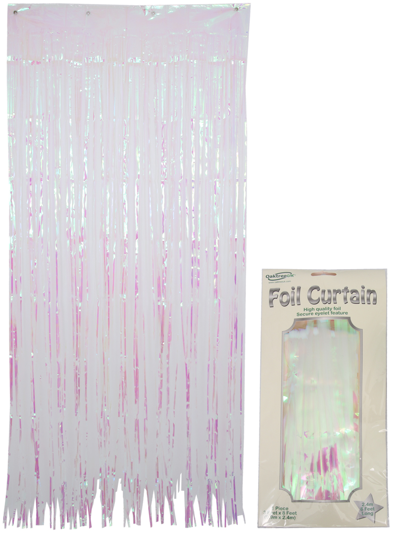 Foil Door Curtain 0.90m x 2.40m Iridescent