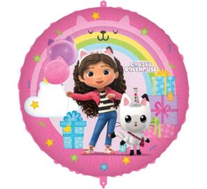Gabby Dollhouse Round Foil Balloon