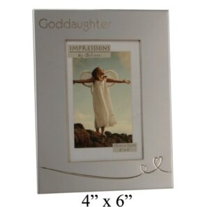 Goddaughter Two Tone Frame With Heart