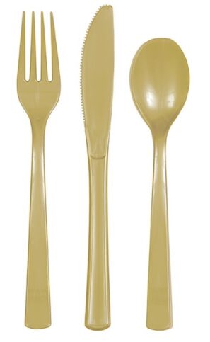 Gold Assorted Cutlery 18ct