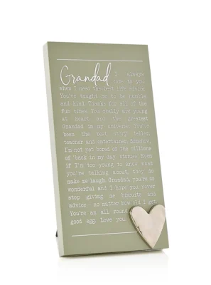 Grandad Moments Standing Plaque