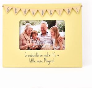 Grandkids Photo Frame Wooden Bunting 6 X 4
