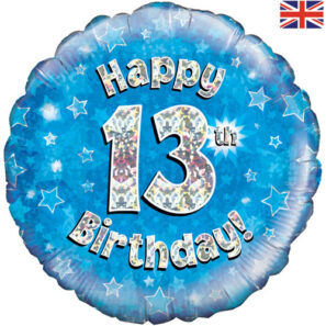 Happy 13th Birthday blue 18 Inch