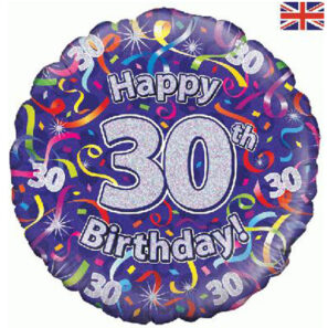 Happy 30th birthday streamers