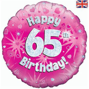 Happy 65th birthday pink