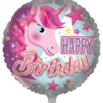 Happy Birthday Unicorn round