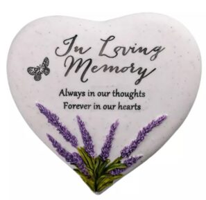 In Loving Memory Heart Stone