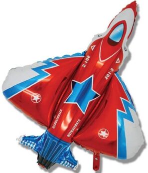 Jet Fighter Shape Balloon