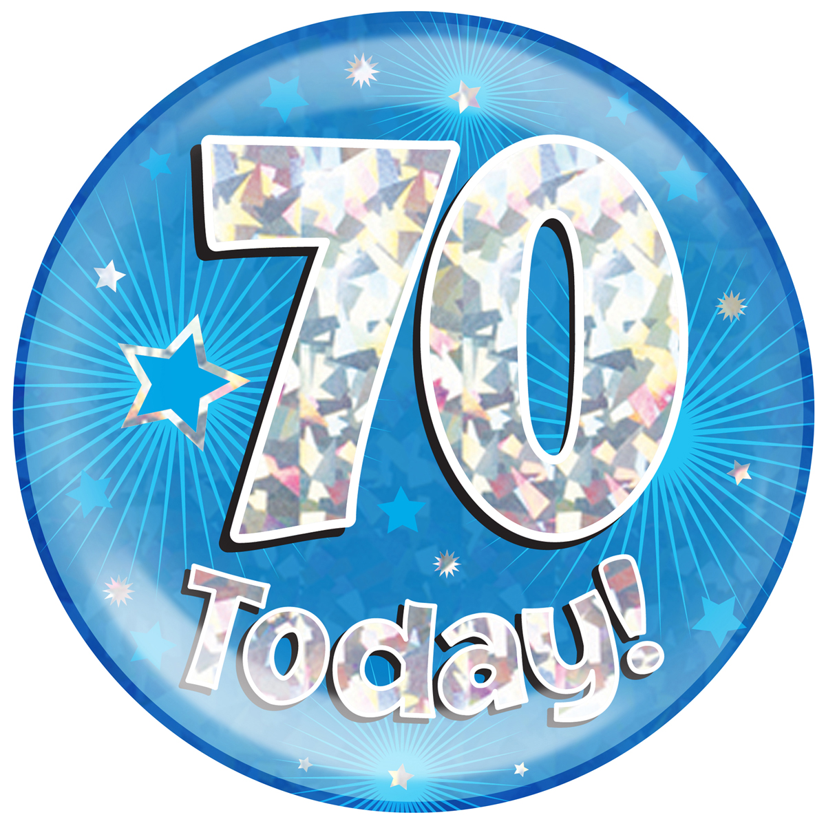 Jumbo Badge 70 Today Blue