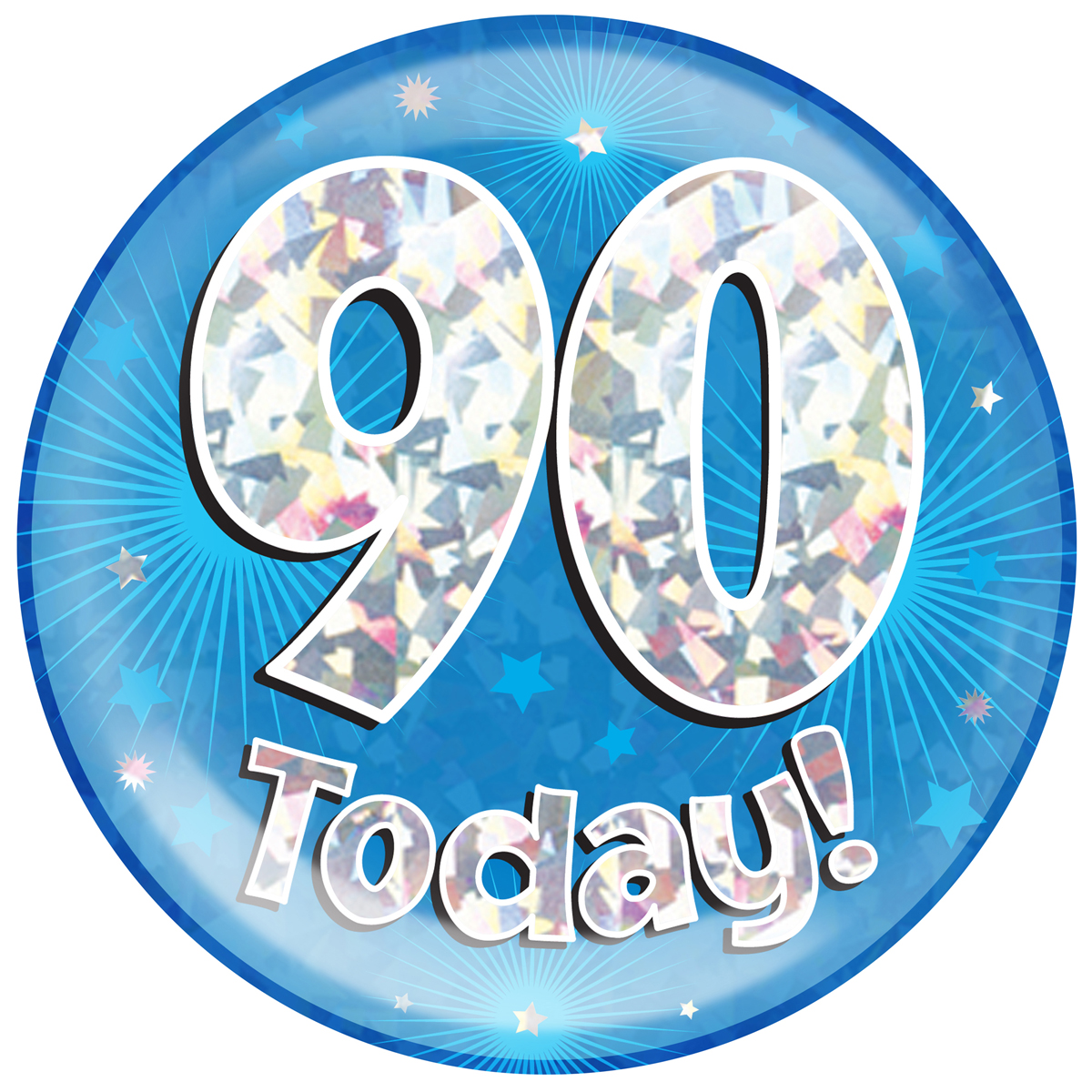 Jumbo Badge 90 Today Blue
