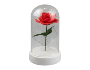 LED Rose Cloche 19cm