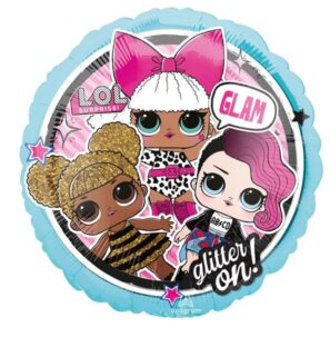 LOL Dolls Glam Round Foil Balloon