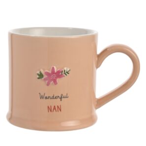 Love Life Embossed Mug - Nan
