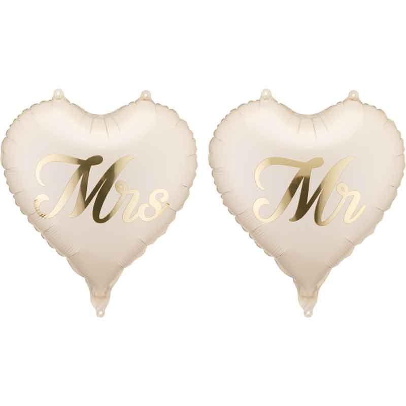 Mr and Mrs Double Foil Balloon