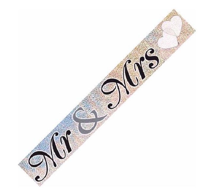 MR & MRS PRISMATIC BANNER