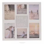 Multi Apperture Photo Frame 35.5cm Mr & Mrs