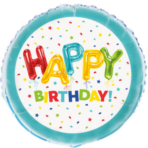 Multicolour Happy Birthday