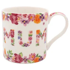 Mum Floral Design Ceramic Mug