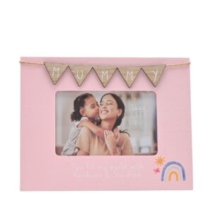 Mummy Love Life 6 x 4 Frame with Bunting