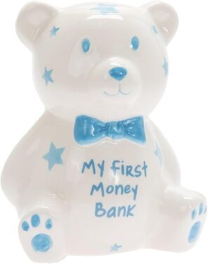 My First Teddy Bank Blue