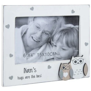 Nan Family owl Frame 6x4