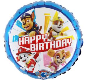 Paw Patrol Happy Birthday Foil Balloon
