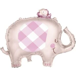 Pink Elephant Shape Balloon