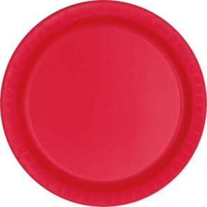 Red Paper Plates 9inch