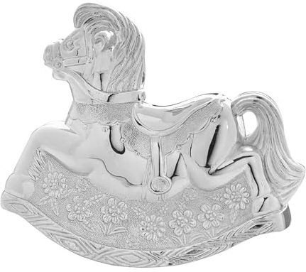 Rocking Horse Money Box Silver Plated