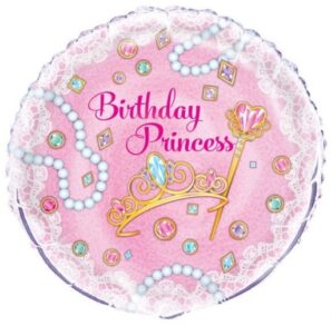 Round Birthday Princess