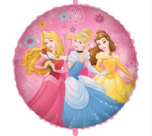 Round Princess Foil Balloon