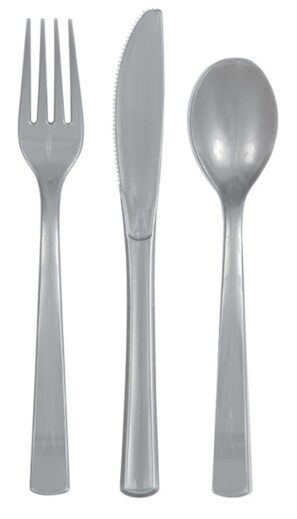 Silver Assorted Cutlery 18ct