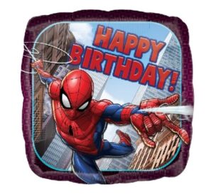 Spiderman Square Birthday