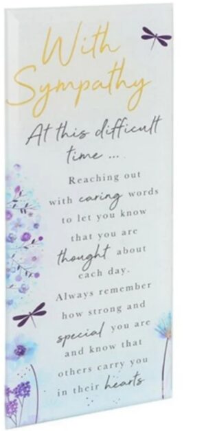 Sympathy Plaque