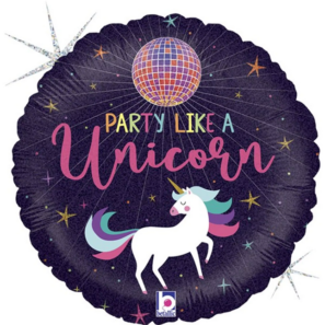 Unicorn Disco Ball Round