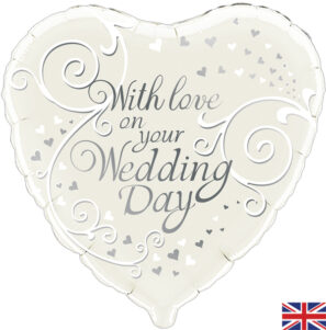 On Your Wedding Day Foil Balloon