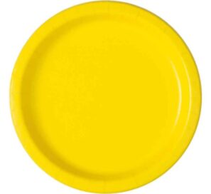 Yellow Paper Plates 9inch