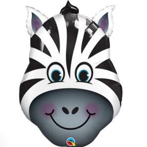 Zebra Head Shape Balloon
